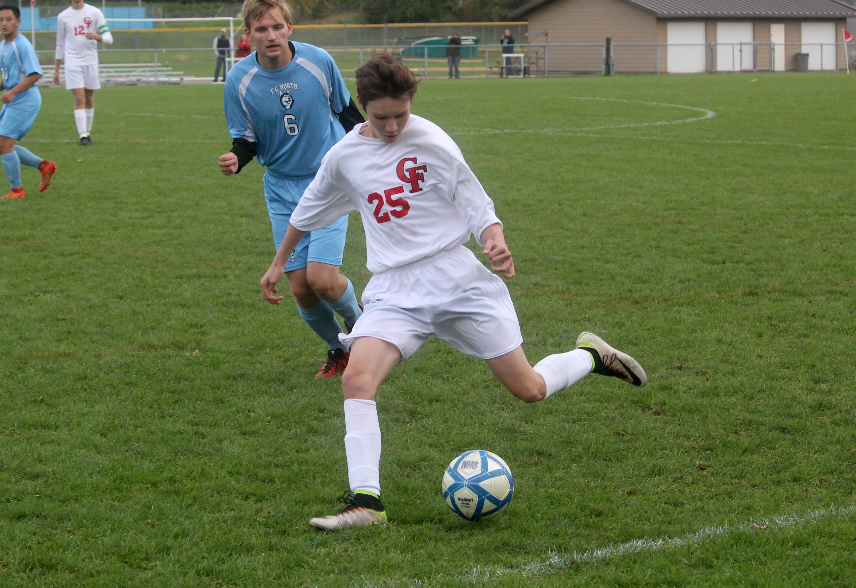 Chi-Hi boys soccer at Eau Claire North boys soccer 10-4-18